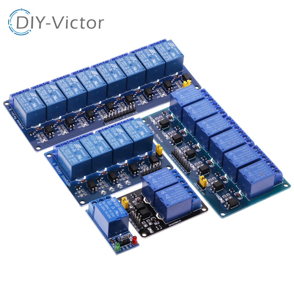 Relay 8 Channel Board - 1 2 4 6 8 Channel