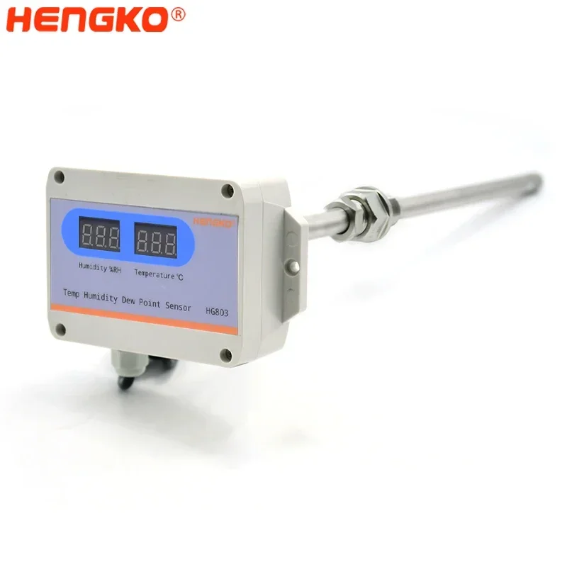 Temperature Humidity Sensor - HENGKO Pipeline Type High Precision Dew