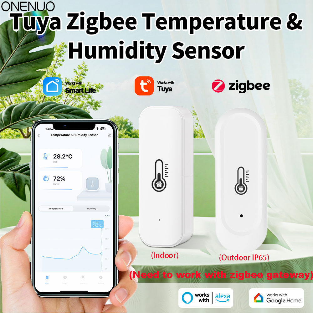 Temperature Humidity Sensor - Tuya ZIgbee IP65 Waterproof Outdoor or