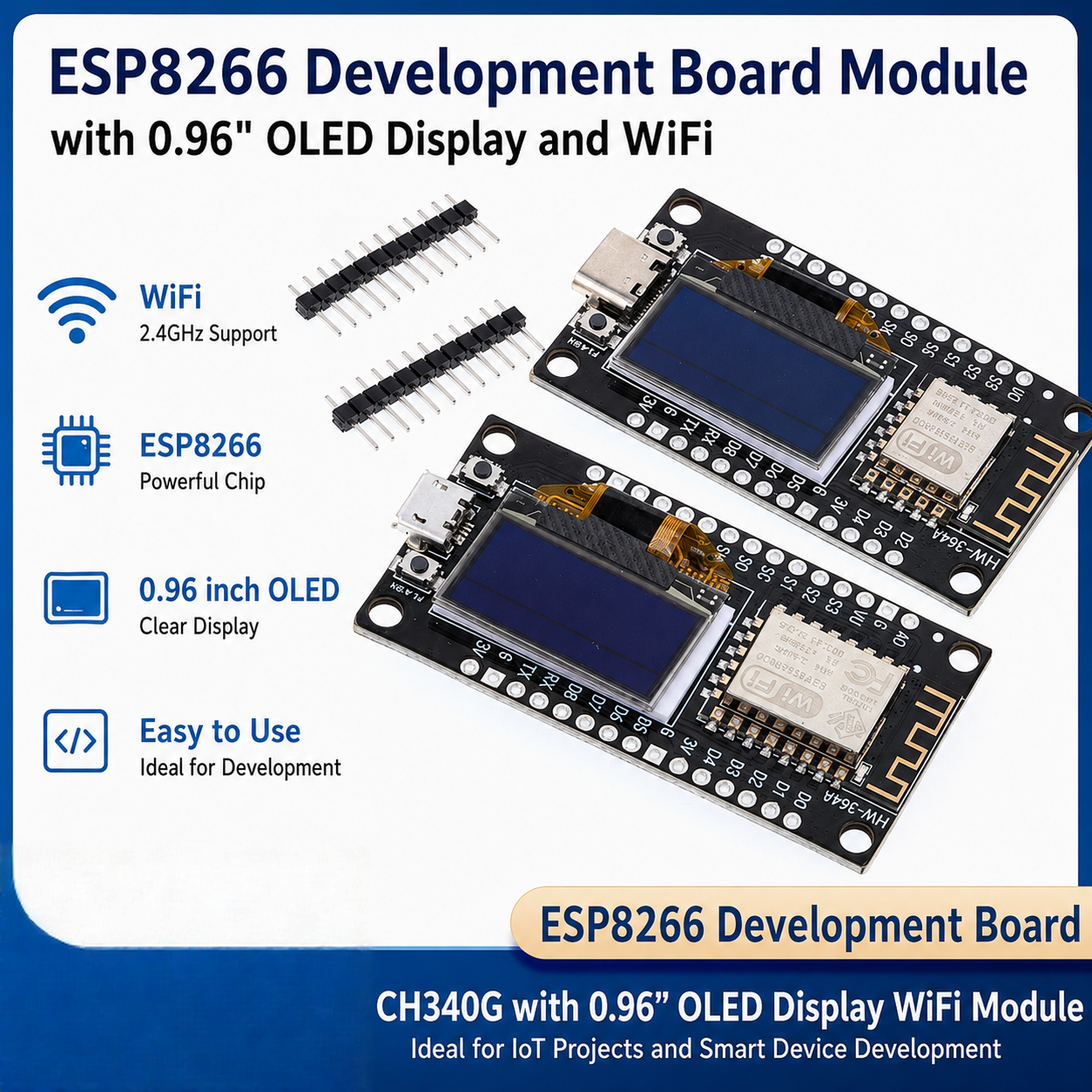 Home Automation Arduino - NodeMCU ESP8266 Development Board With 0.96