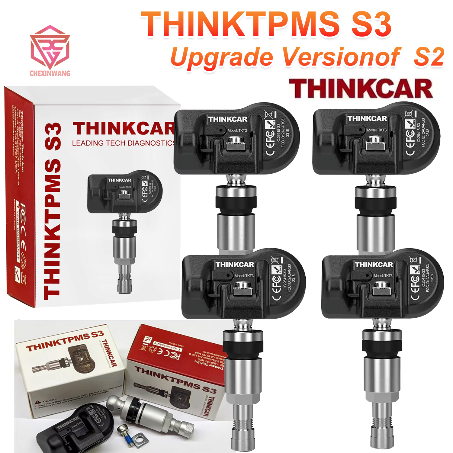 Home Automation Tutorial - THINKCAR TPMS Sensor S3 THINKTPMS S3/S2