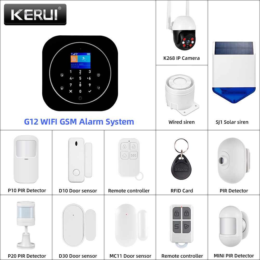 KERUI G12 2G Wifi Wireless Hom – Home Automation System Diy recenzja i cena