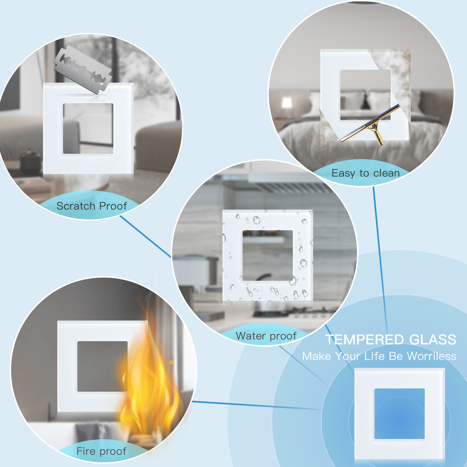 BSEED EU Standard Wall Socket  – Home Automation Panel Diy recenzja i cena