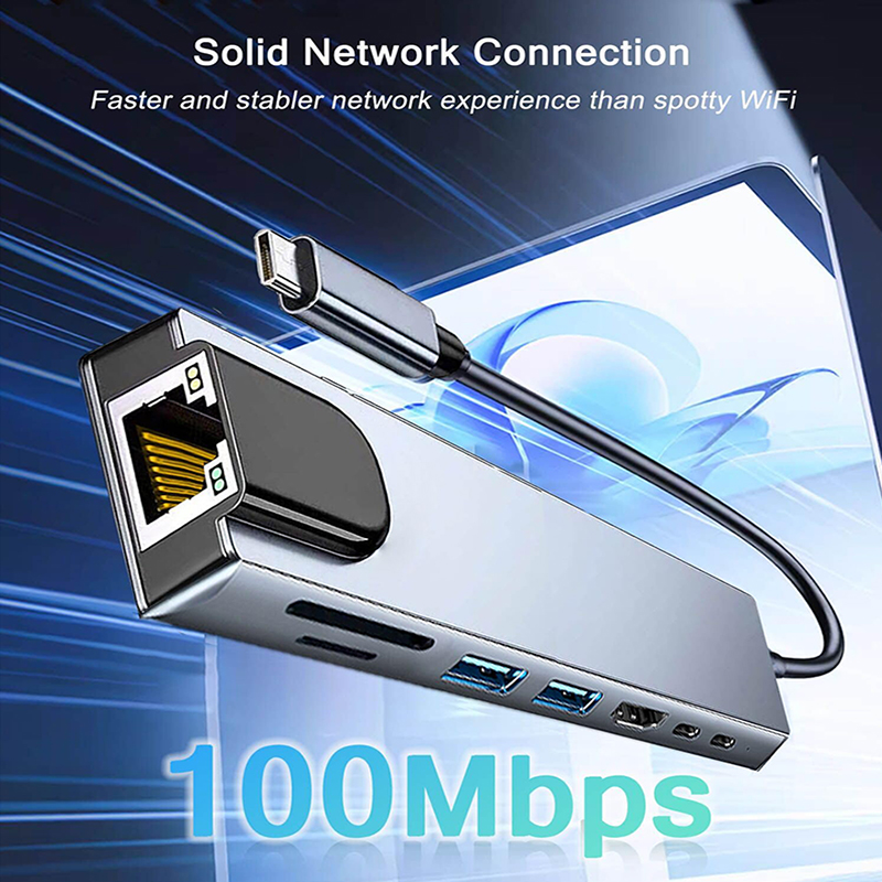 8 In 1 USB Type C Hub for MacB – Home Assistant Sd recenzja i cena