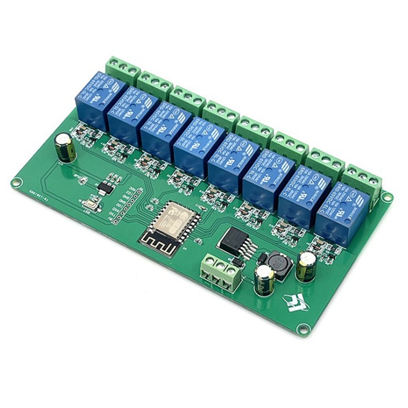 ESP8266 WIFI 8 Channel Relay M – Relay 8 Channel Board recenzja i cena