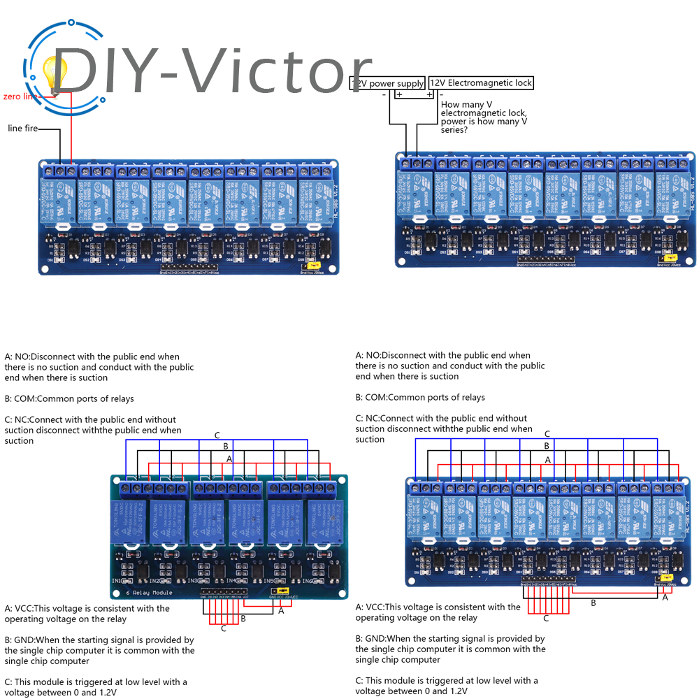 1 2 4 6 8 Channel DC 5V 12V Re – Relay 8 Channel Board recenzja i cena