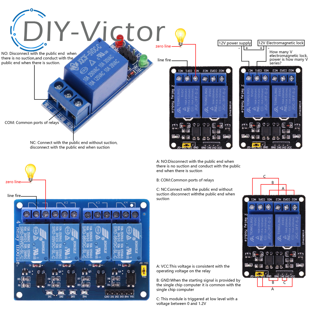 1 2 4 6 8 Channel DC 5V 12V Re – Relay 8 Channel Board recenzja i cena