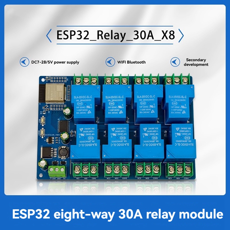 8 Channel Relay Module 30A DC7 – Relay 8 Channel Board recenzja i cena