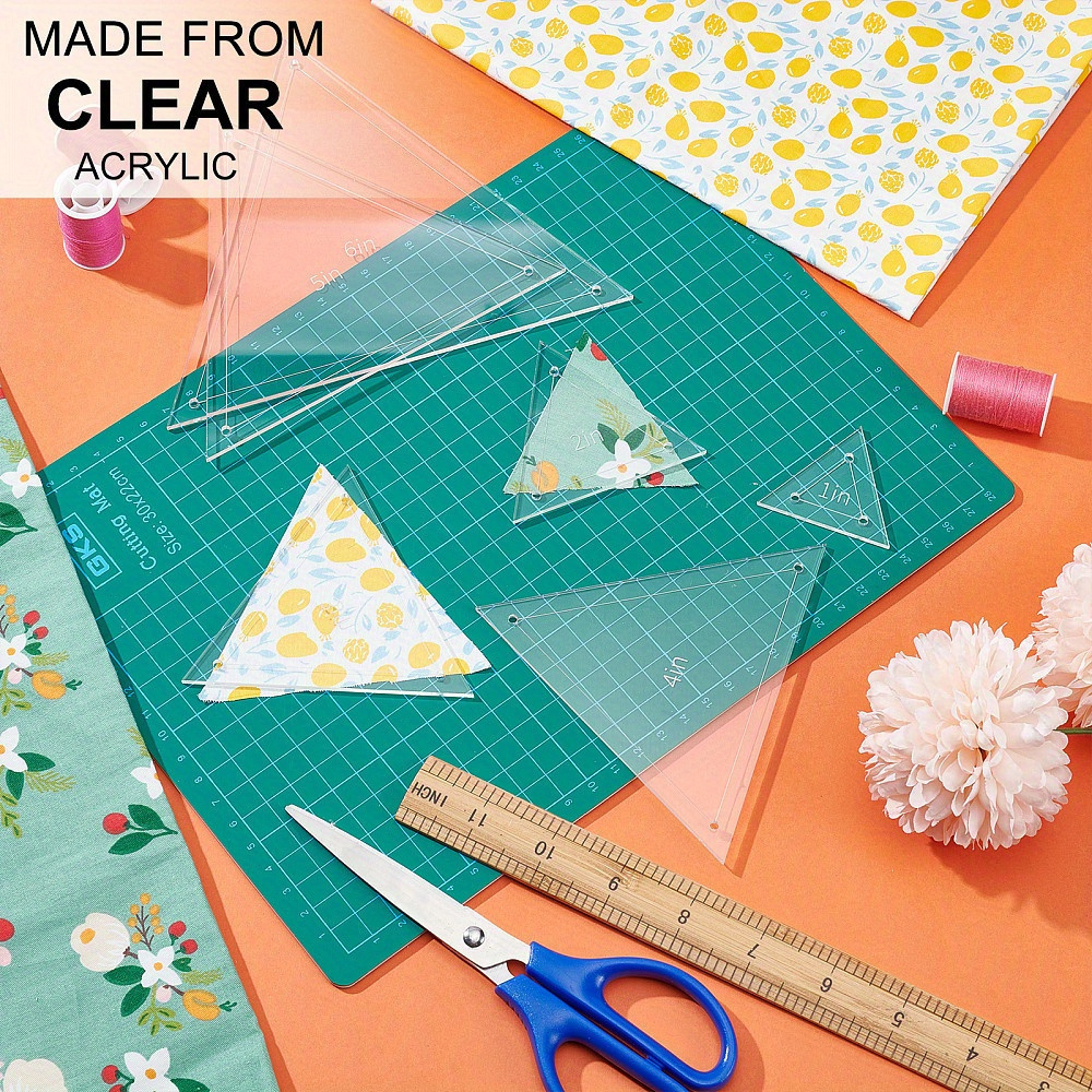 6pcs Acrylic Patchwork Triangl – Diy Automation recenzja i cena