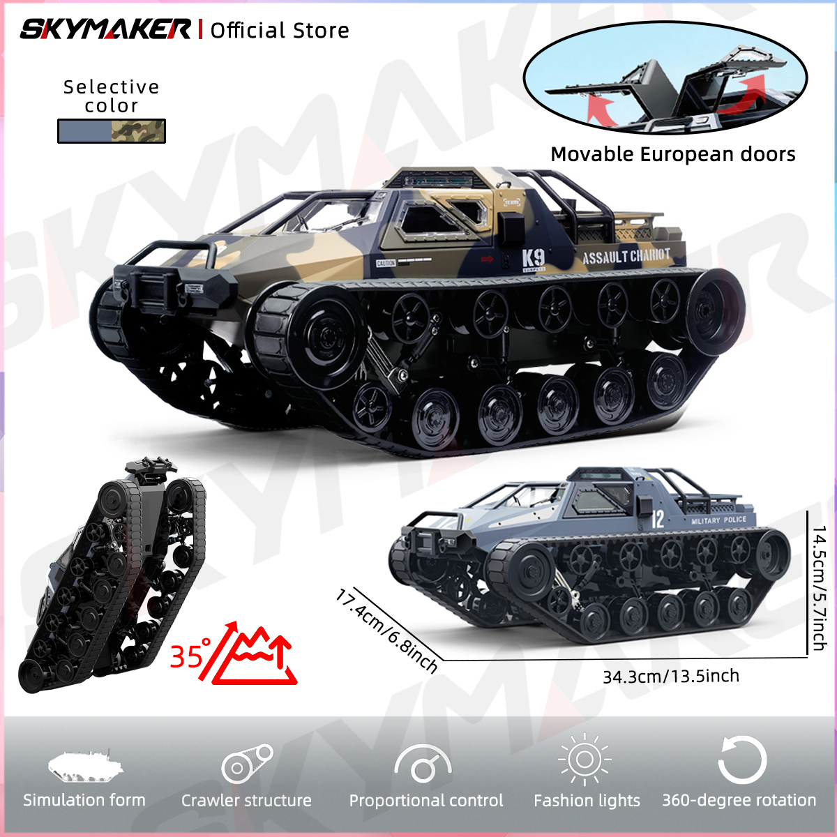 JJRC C8812 Max Tracked Tank Mo – Home Automation Tutorial recenzja i cena