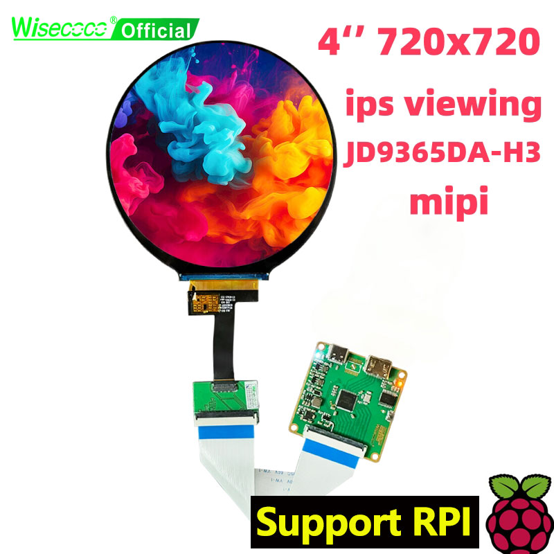 Wisecoco 4 Inch Round LCD Disp – Home Automation Raspberry Pi recenzja i cena