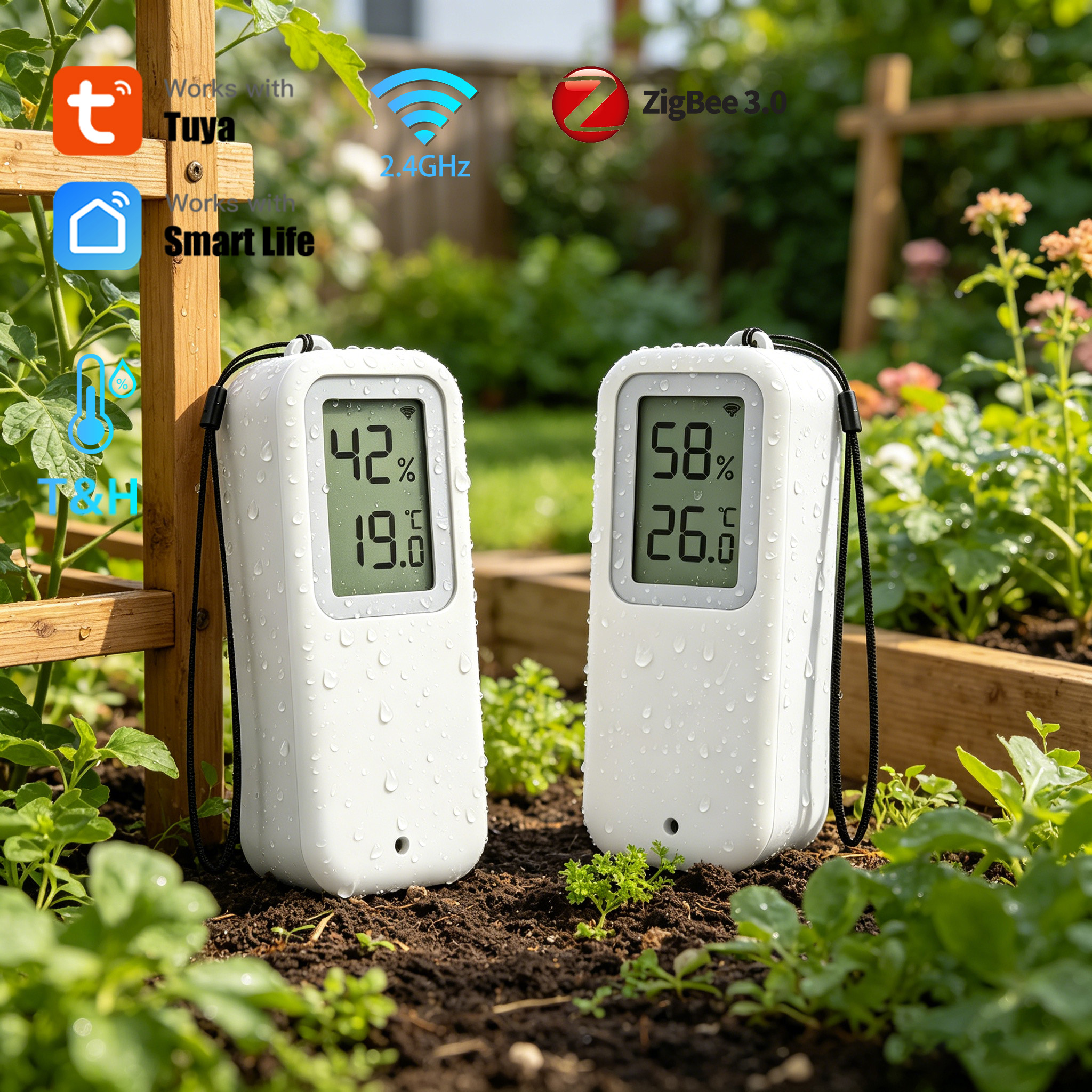 Tuya WiFi ZigBee Temperature a – Temperature Humidity Sensor recenzja i cena