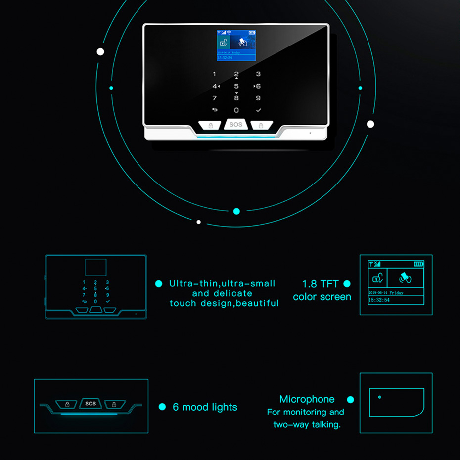 KERUI 433MHz DIY Alarm Kit G20 – Home Automation Diy Kit recenzja i cena