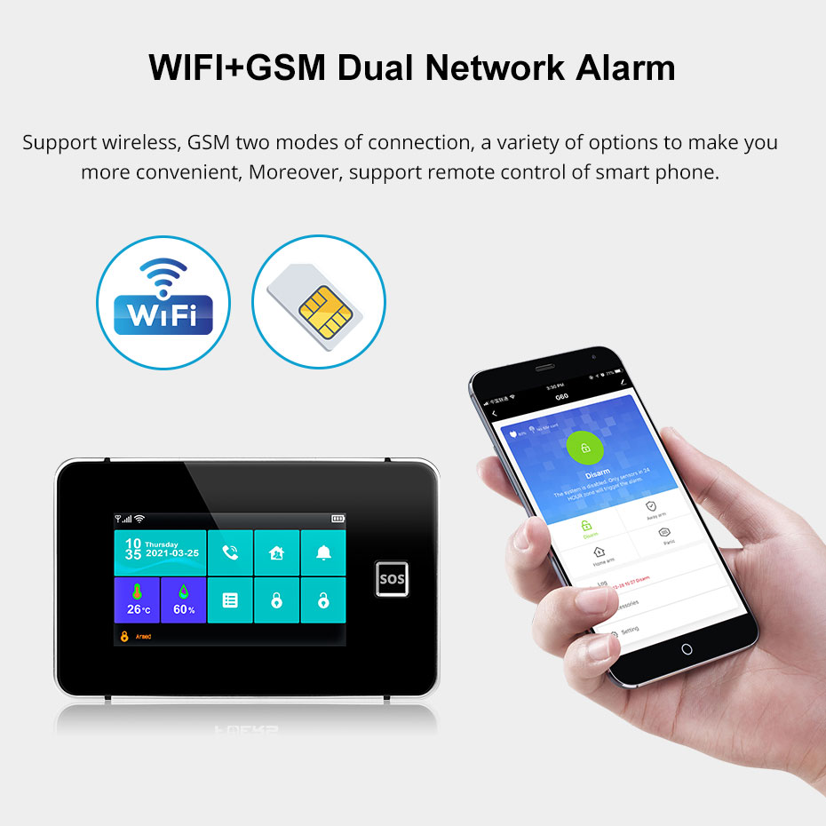KERUI Tuya Alarm Panel DIY You – Home Automation Diy Kit recenzja i cena