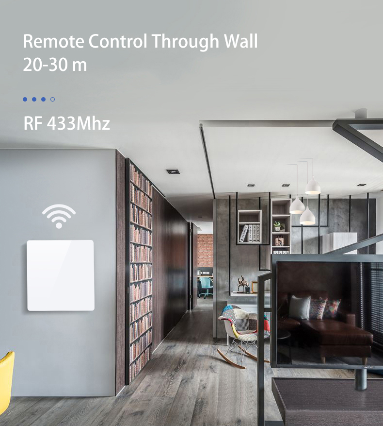 DIY RF 433Mhz Wireless Switch  – Home Automation Panel Diy recenzja i cena