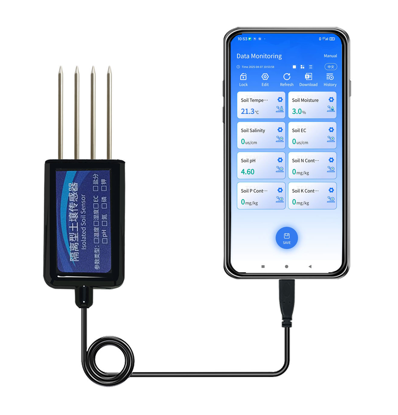 8 in 1 Digital Soil Sensor And – Temperature Humidity Sensor recenzja i cena
