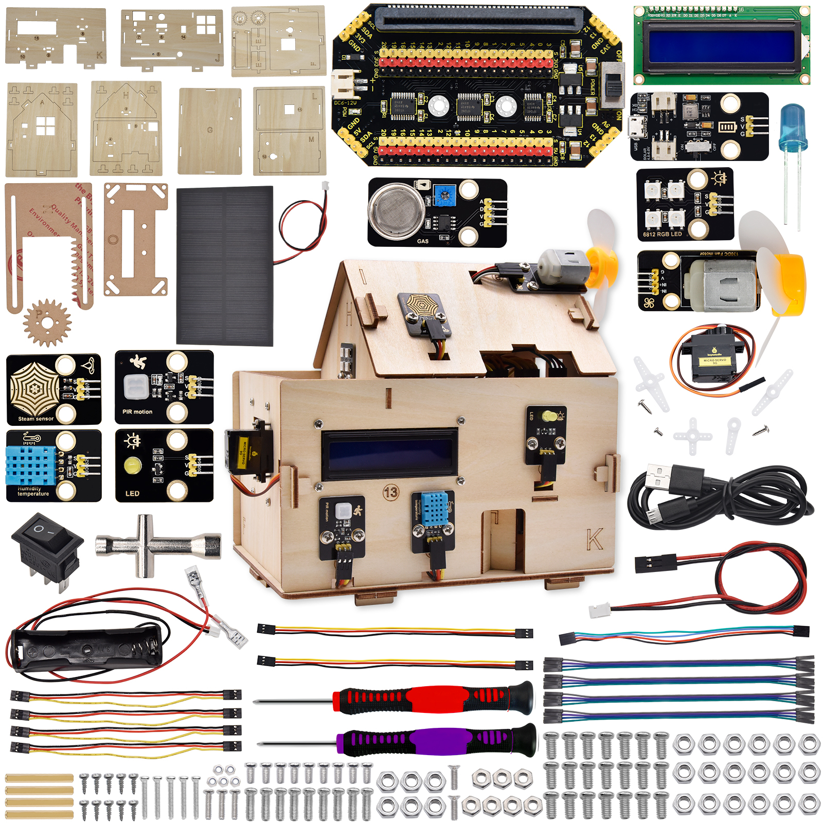 Keyestudio STEM Microbit V2 Sm – Home Automation Diy Kit recenzja i cena