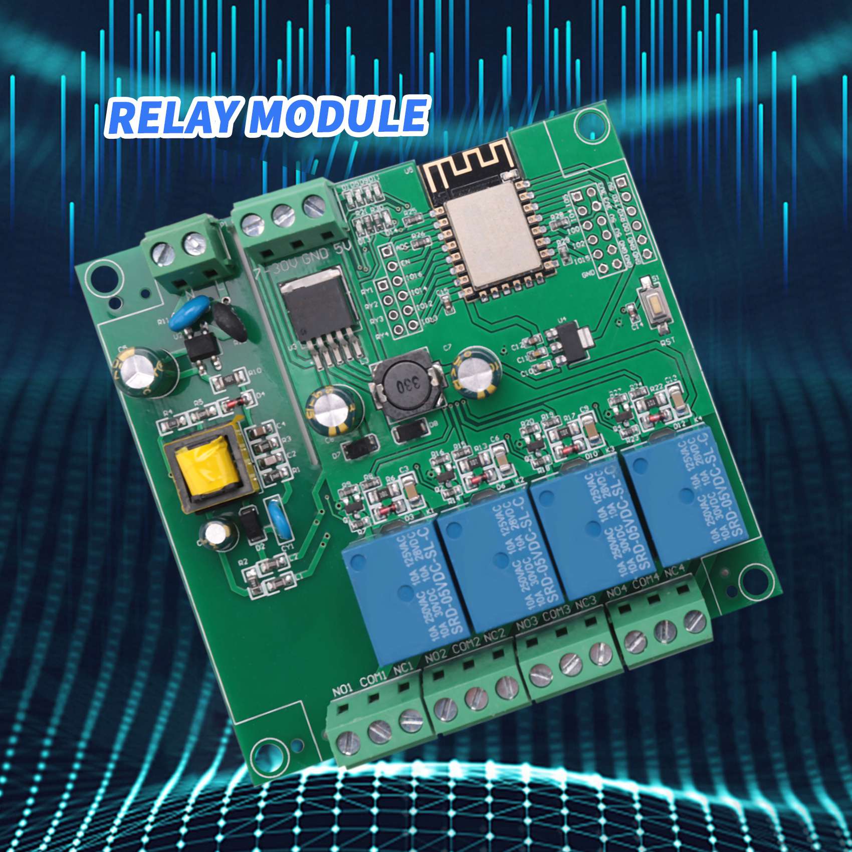 SCLS ESP8266 Wireless WIFI 4 C – Relay 8 Channel Board recenzja i cena