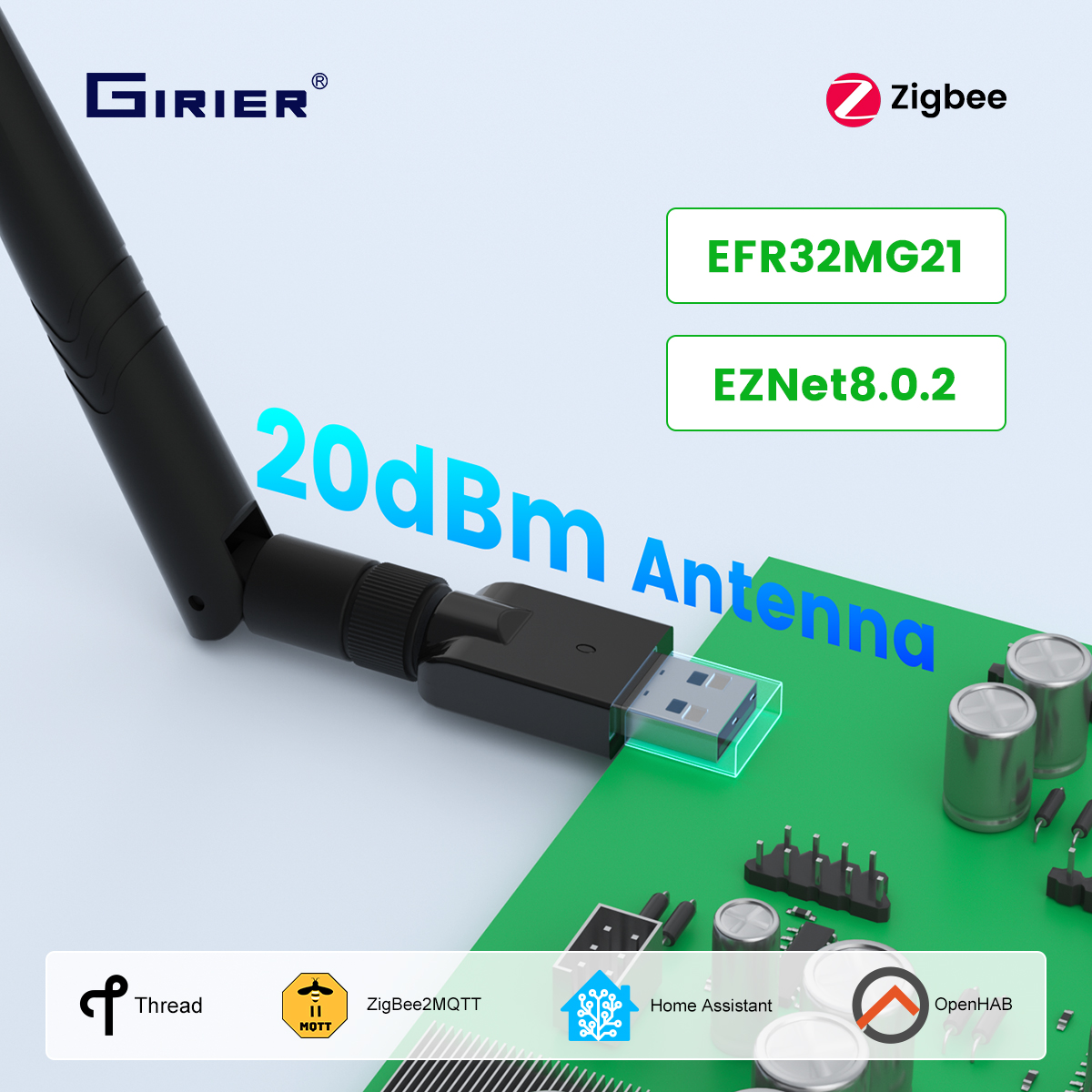 GIRIER ZigBee 3.0 Dongle USB G – Zigbee Coordinator Stick recenzja i cena