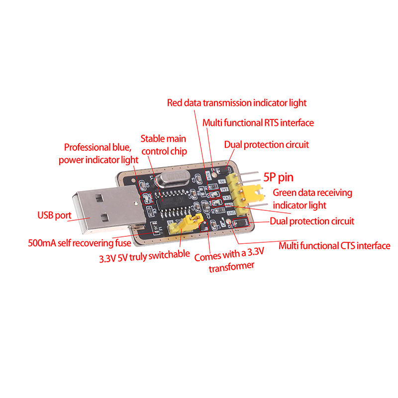 **CH340G Serial Port Modules U – Home Automation Arduino recenzja i cena