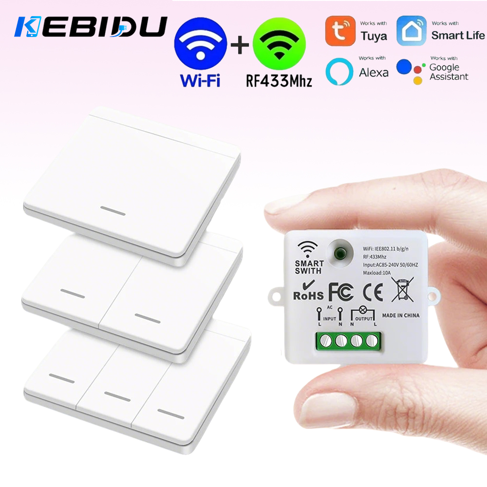 KEBIDU WIFI Mini Switch Tuya S – Home Automation Panel Diy recenzja i cena