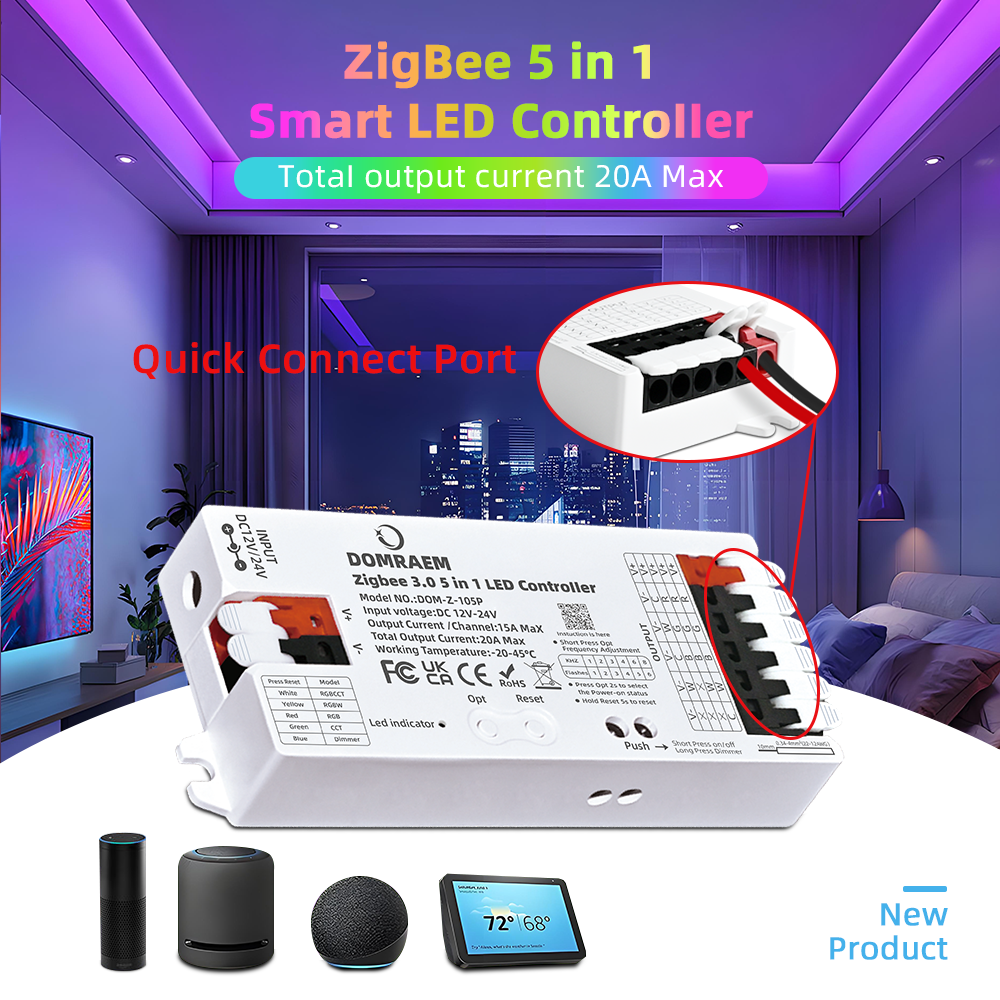 DOMRAEM Zigbee 3.0 5 in 1 LED  – Zigbee Coordinator Stick recenzja i cena
