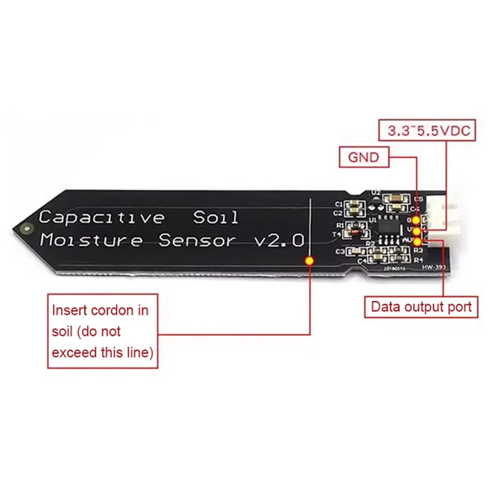 5/10PCS Capacitive Soil Moistu – Home Automation Arduino recenzja i cena