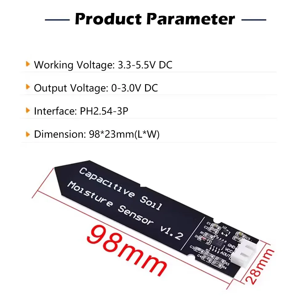 5/10PCS Capacitive Soil Moistu – Home Automation Arduino recenzja i cena