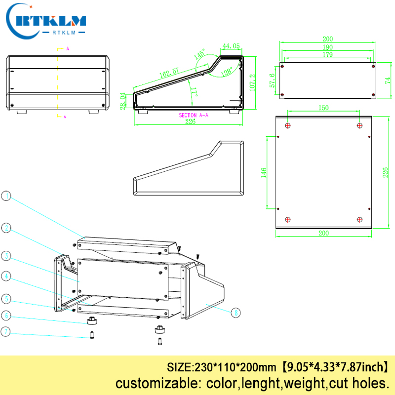 DIY Iron Electric Box 230x110x – Home Automation Diy Projects recenzja i cena