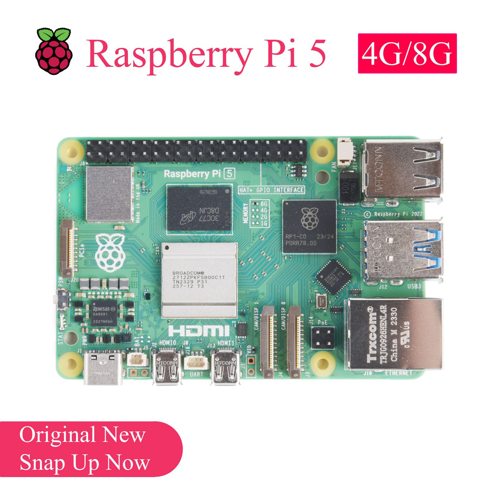 1PCS Original Raspberry Pi 5 4 – Home Automation Raspberry Pi recenzja i cena