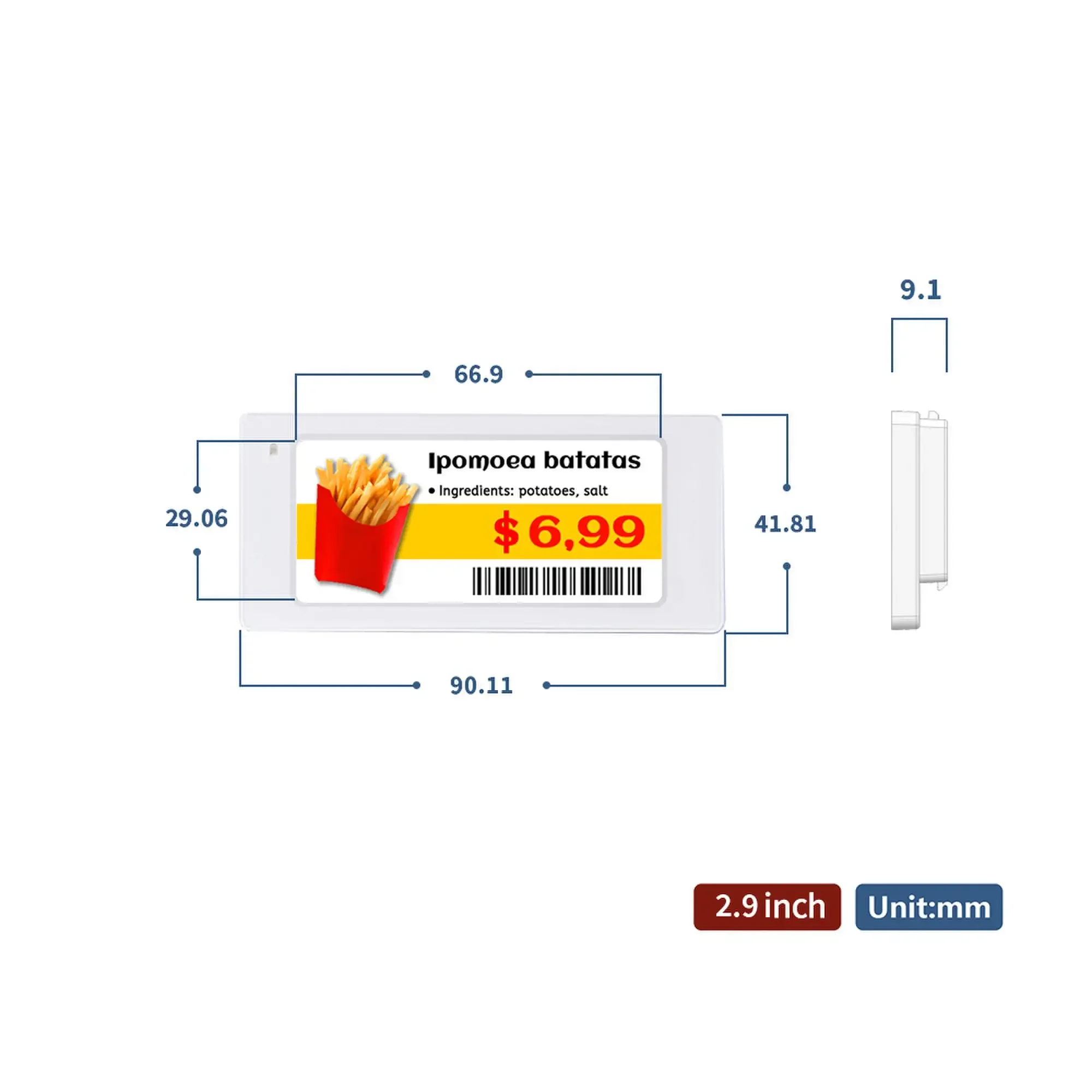 10pcs 2.9 Inch Size Digital Pr – Display Epaper 2.9 recenzja i cena