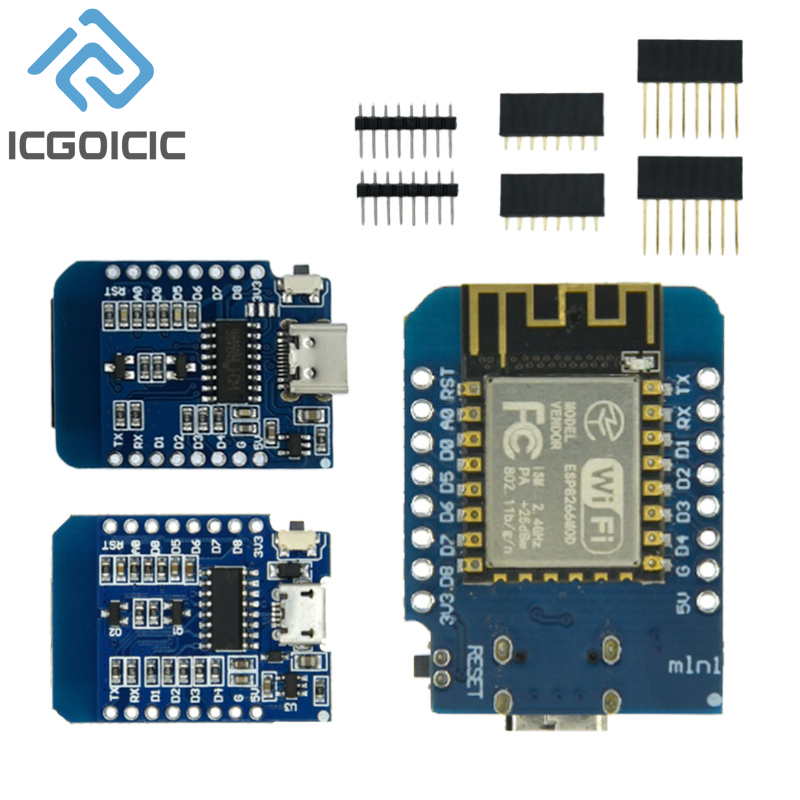 D1 Mini-Mini NodeMcu 4M Bytes  – Esp8266 Nodemcu Board recenzja i cena