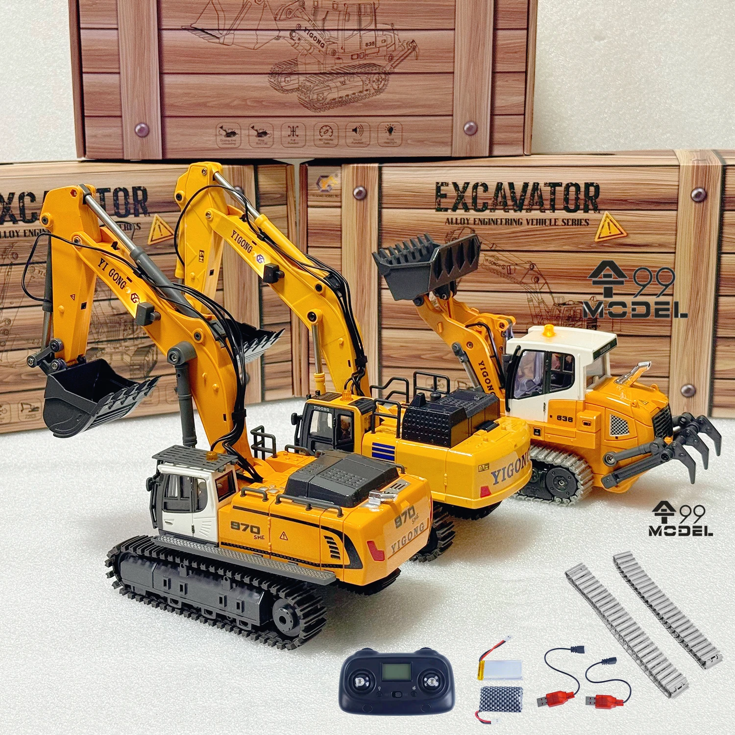 1/50 970 520 Mini RC Excavator – Home Automation Tutorial recenzja i cena