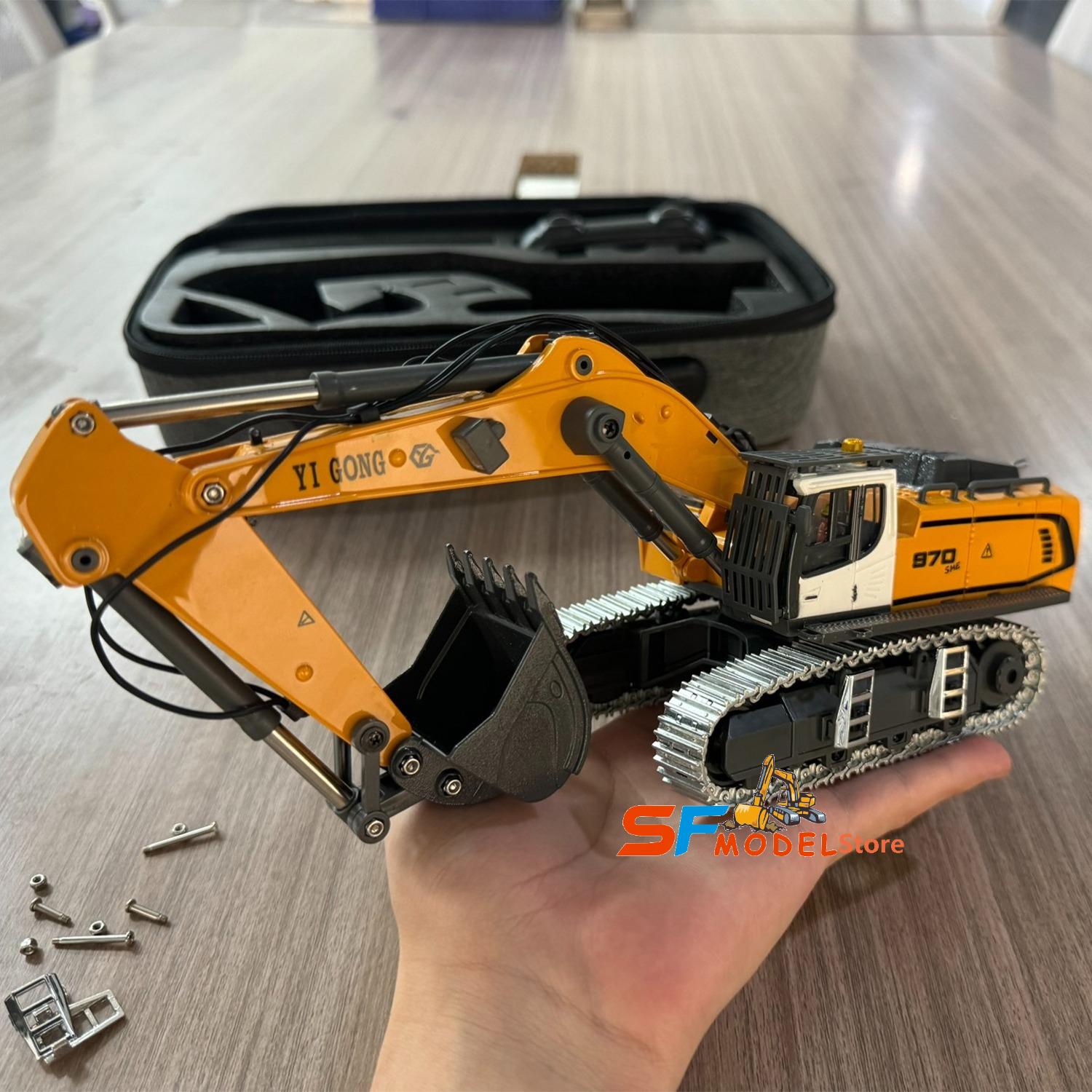 1/50 970 520 Mini RC Excavator – Home Automation Tutorial recenzja i cena