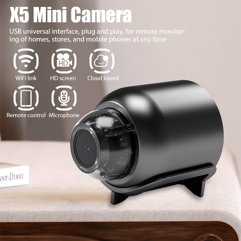 X5 Mini Camera WiFi Wireless S – Home Assistant Sd recenzja i cena