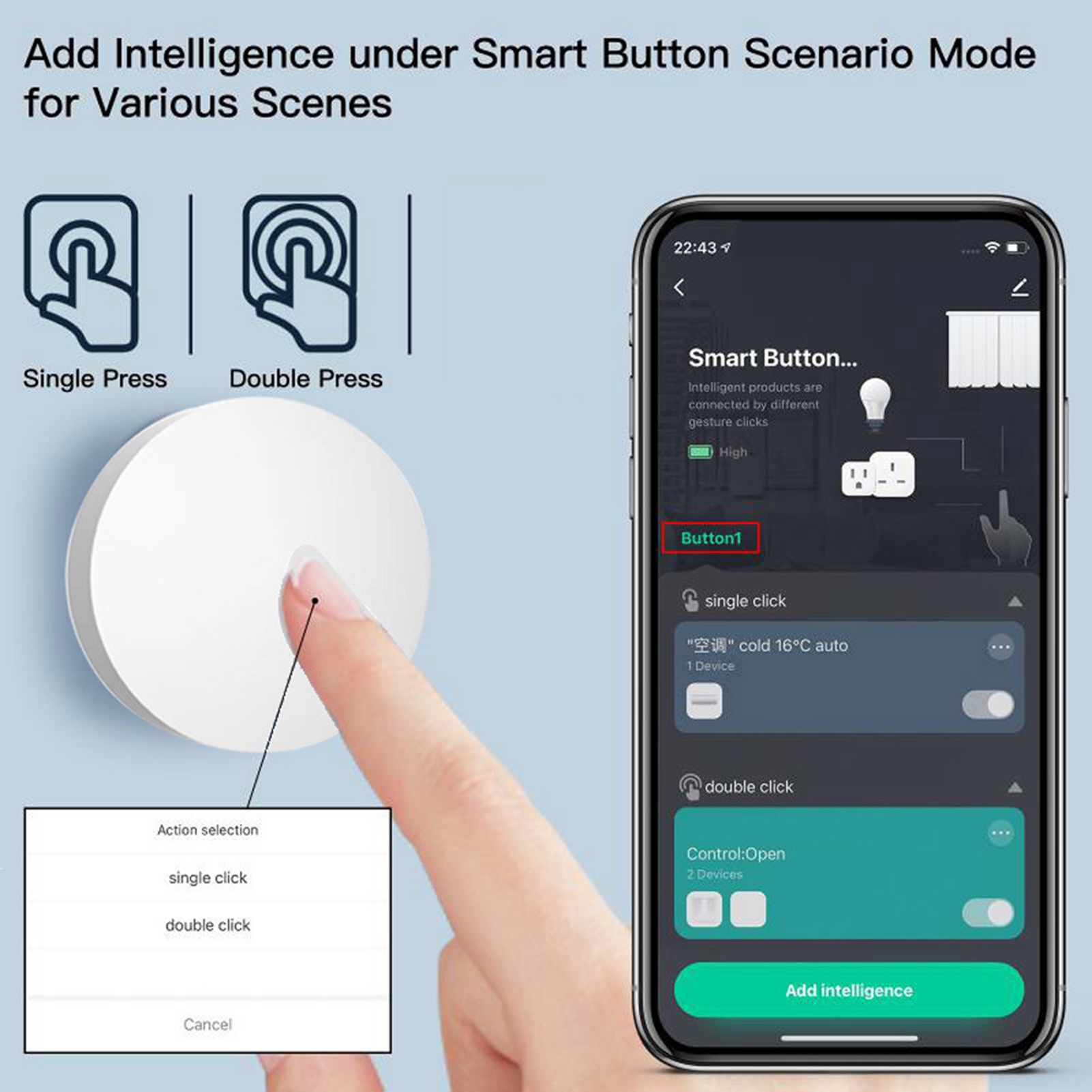 Zigbee Smart Knob Scene Switch – Diy Smart Home Automation Devices recenzja i cena