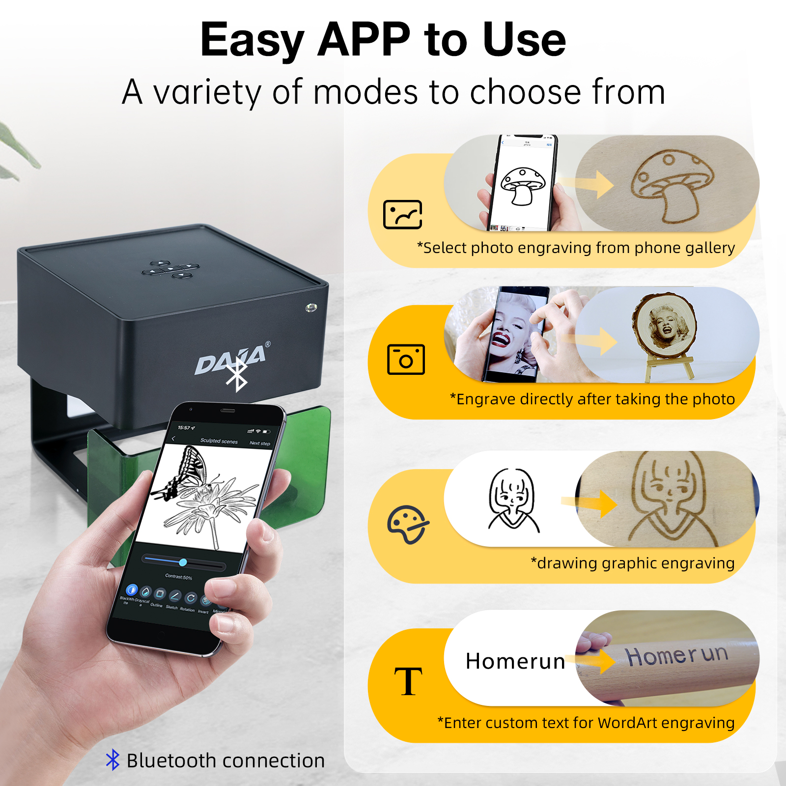 DAJA DJ6 Mini Portable Laser E – Diy Automation recenzja i cena