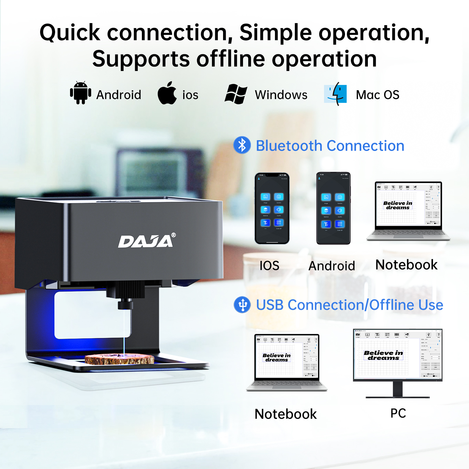 DAJA DJ6 Mini Portable Laser E – Diy Automation recenzja i cena