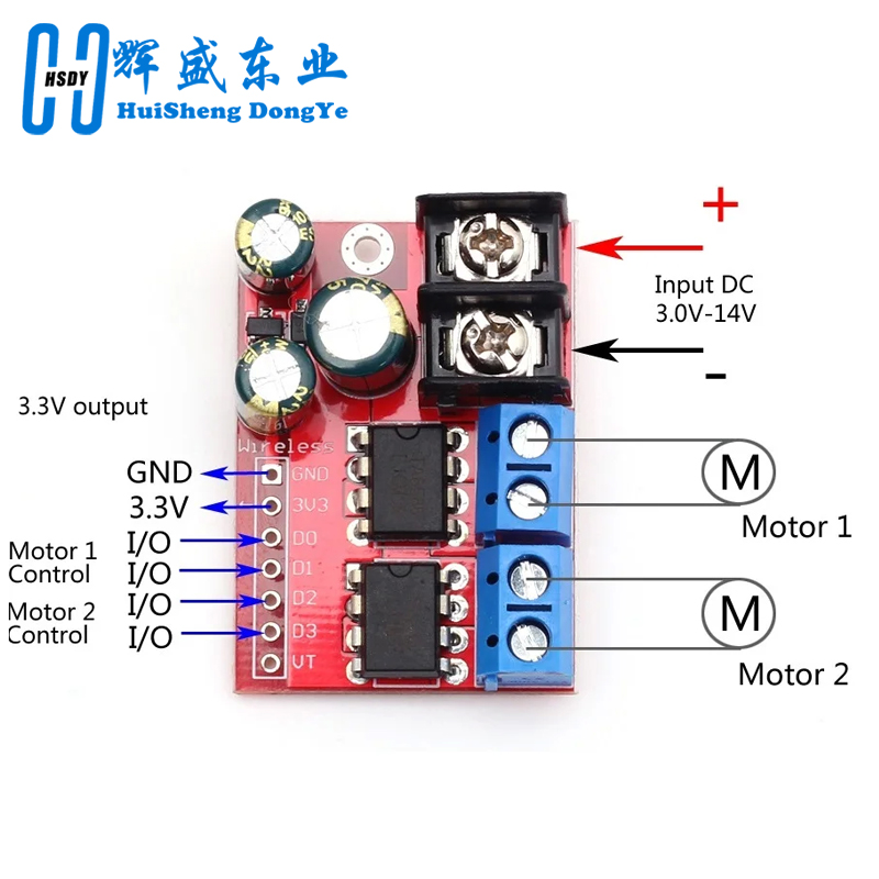 H Bridge Remote Control 5A 3V- – Level Shifter 3.3V recenzja i cena